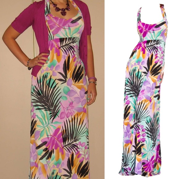 Tropical print maxi dress - Picture 5 of 5